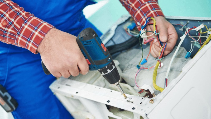 İstanbul Profilo Profilo çamaşır makinesi kart tamiri – Su almama arızası orijinal parça ile giderildi. - Teknik servis örneği